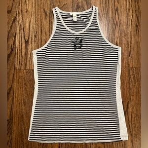Diesel Black and Gray Striped Tank.  Men’s Size XXL.